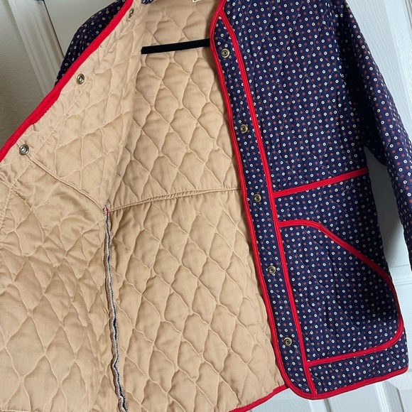 Westside Apparel Women's Quilted Jacket with Red Trim s/m - Picture 8 of 13